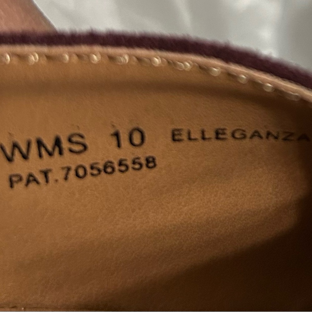 Dolce Vita Burgundy Suede Pointed Ankle-Strap Mules - Picture 2 of 6